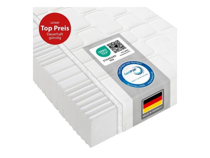 Beco Kaltschaummatratze Grand Relax, 25 cm hoch, 25 cm Komforthöhe, Made in Germany, 140x200 cm, Liegekomfort fest Beco Kaltschaummatratze Grand Relax, 25 cm hoch, 25 cm Komforthöhe, Made in Germany, 140x200 cm, Liegekomfort fest von Beco