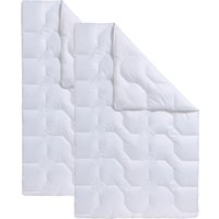 Beco Kunstfaserbettdecke "Bettdecken-Set Rügen, 135x200 oder 155x220 cm, Sommer oder Winter", normal, Füllung Polyester, Bezug Microfaser, (2 St.), Bettdecke im 2-tlg. Spar-Set von Beco