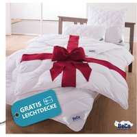 Beco Microfaserbettdecke "2 für 1, Bettdecken für Sommer und Winter, inkl. 1 Gratis-Leichtdecke", leicht, Füllung Polyester, Bezug Polyester, (1 St.), Bettdecke 135x200 cm, 155x220 cm und weitere Größen, Decke von Beco