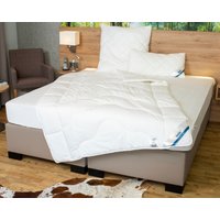 Beco Microfaserbettdecke "BeCo Medibett MF50 Made in Green 135x200 cm und weitere Größen", leicht, Füllung Klimafaser, Bezug Microfaser-Feinbatist, (1 St.), Made in EU, allergiker geeignet (Hausstauballergiker) von Beco