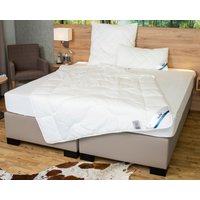Beco Microfaserbettdecke "BeCo Medibett MF50 Made in Green 135x200 cm und weitere Größen", leicht, Füllung Klimafaser, Bezug Microfaser-Feinbatist, (1 St.), Made in EU, allergiker geeignet (Hausstauballergiker) von Beco