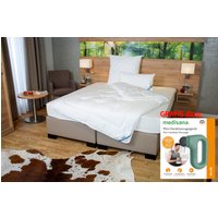 Beco Microfaserbettdecke "Bettdecke Royal Soft Duo, Bettdecken mit Handmassagegerät GRATIS dazu", 4-Jahreszeiten, Füllung Polyester, Bezug Microfaser, (1 St.), Bettdecke 135x200 cm, 155x220 cm, exzellente Klimaeigenschaften von Beco