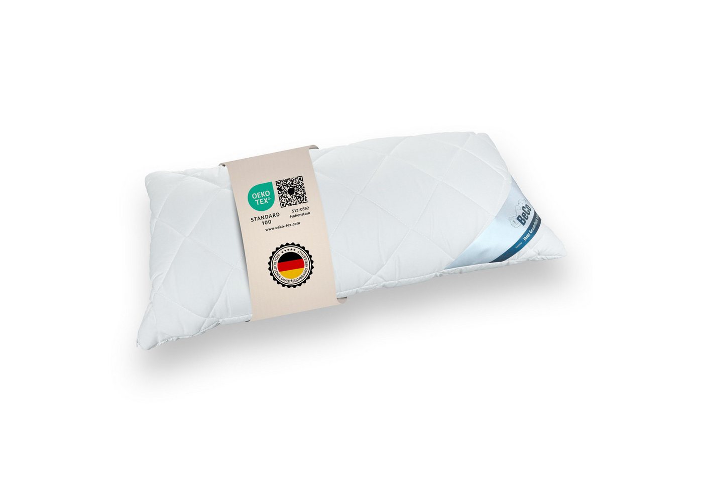 Beco Nackenstützkissen Vario Visco Kopfkissen ergonomisch & wendbar Nackenstützkissen, Bezug: Bezug: 100% Polyester - Mikrofaser mit Innenkissen 100% Polypropylen, Innovativer Memory-Schaum druckentlastend bei Nackenschmerzen von Beco