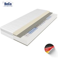Beco Taschenfederkernmatratze "Feel Like Latex ONE TFK, Matratze 90x200 cm, 140x200 cm und mehr" 21 cm hoch 500 Federn 1 Stk. tlg. Punktelastische Matratze mit stabilem Federkern, atmungsaktiv von Beco