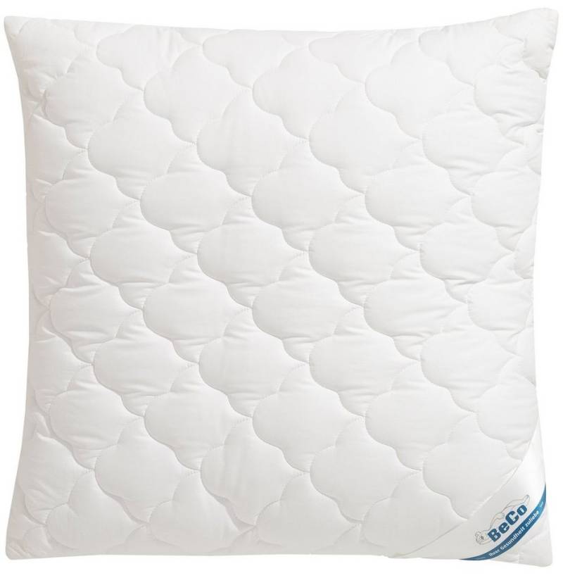 Beco Kopfkissen EcoWell, Füllung: Polyester, Bezug: Bio-Baumwolle oder Microfaser-Feinbatist samtweich, Rückenschläfer, Seitenschläfer, Kissen in den Größen 40x80 cm und 80x80 cm erhältlich! von Beco