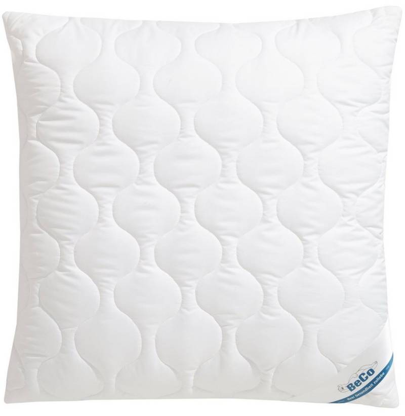 Beco Kopfkissen EcoWell, Füllung: Polyester, Bezug: Bio-Baumwolle oder Microfaser-Feinbatist samtweich, Rückenschläfer, Seitenschläfer, Kissen in den Größen 40x80 cm und 80x80 cm erhältlich! von Beco