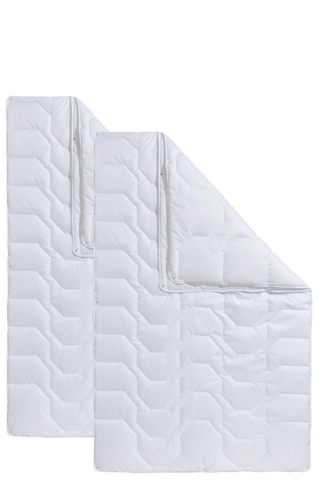 Beco Kunstfaserbettdecke Bettdecken-Set Rügen, 135x200 oder 155x220 cm, Sommer oder Winter, Füllung: Polyester, Bezug: Microfaser, Bettdecke im 2-tlg. Spar-Set! von Beco