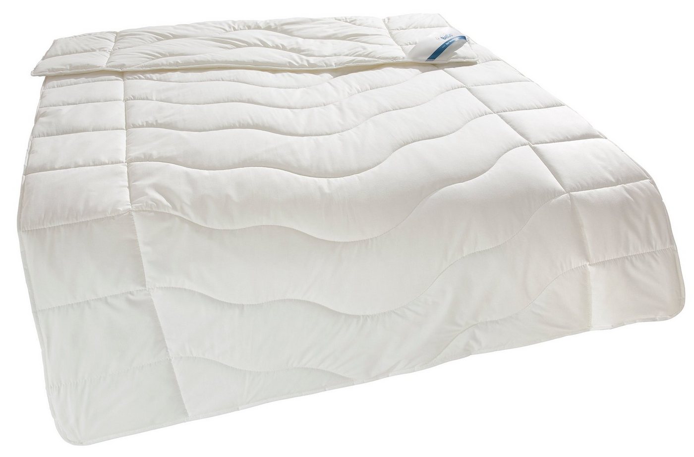 Beco Kunstfaserbettdecke EcoWell Bettdecken für Sommer und Winter, Decke, Füllung: Polyester, Bezug: Bio-Baumwolle oder Microfaser-Feinbatist uni, samtweich, Bettdecke 135x200 cm, 155x220 cm und weitere Größen, blauer Engel von Beco