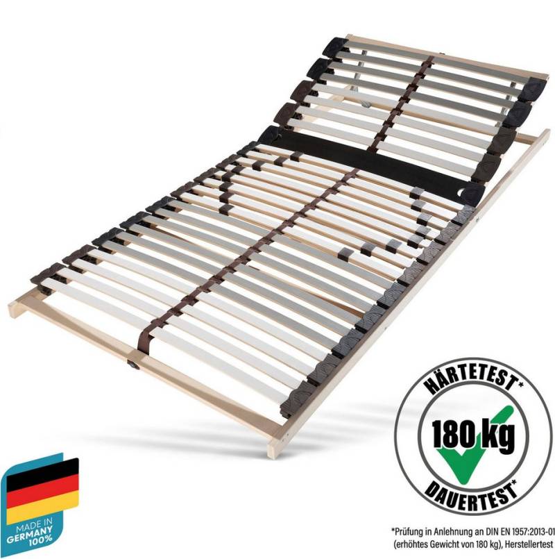 Lattenrost Maxi Strong, Beco, Kopfteil manuell verstellbar, Fußteil nicht verstellbar, Lattenrost in 90x200 cm und weiteren Größen, ideal bei hoher Belastung von Beco