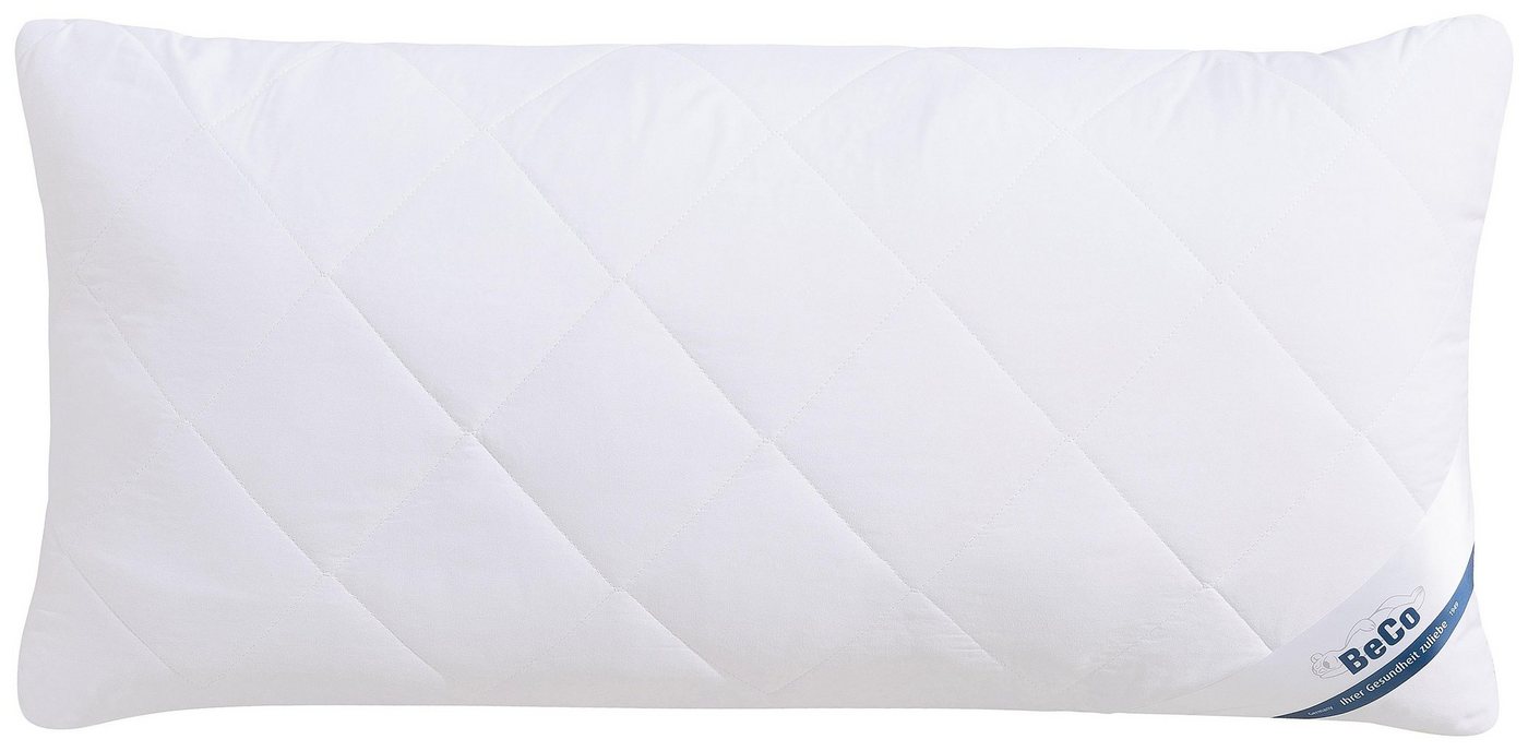 Microfaserkissen Medibett, Kopfkissen, Beco, Füllung: Polyester, Bezug: Polyester oder Baumwolle, Bauchschläfer, Rückenschläfer, Seitenschläfer, Kissen 40x80 cm, 80x80cm, Allergiker geeignet (Hausstauballergiker) von Beco