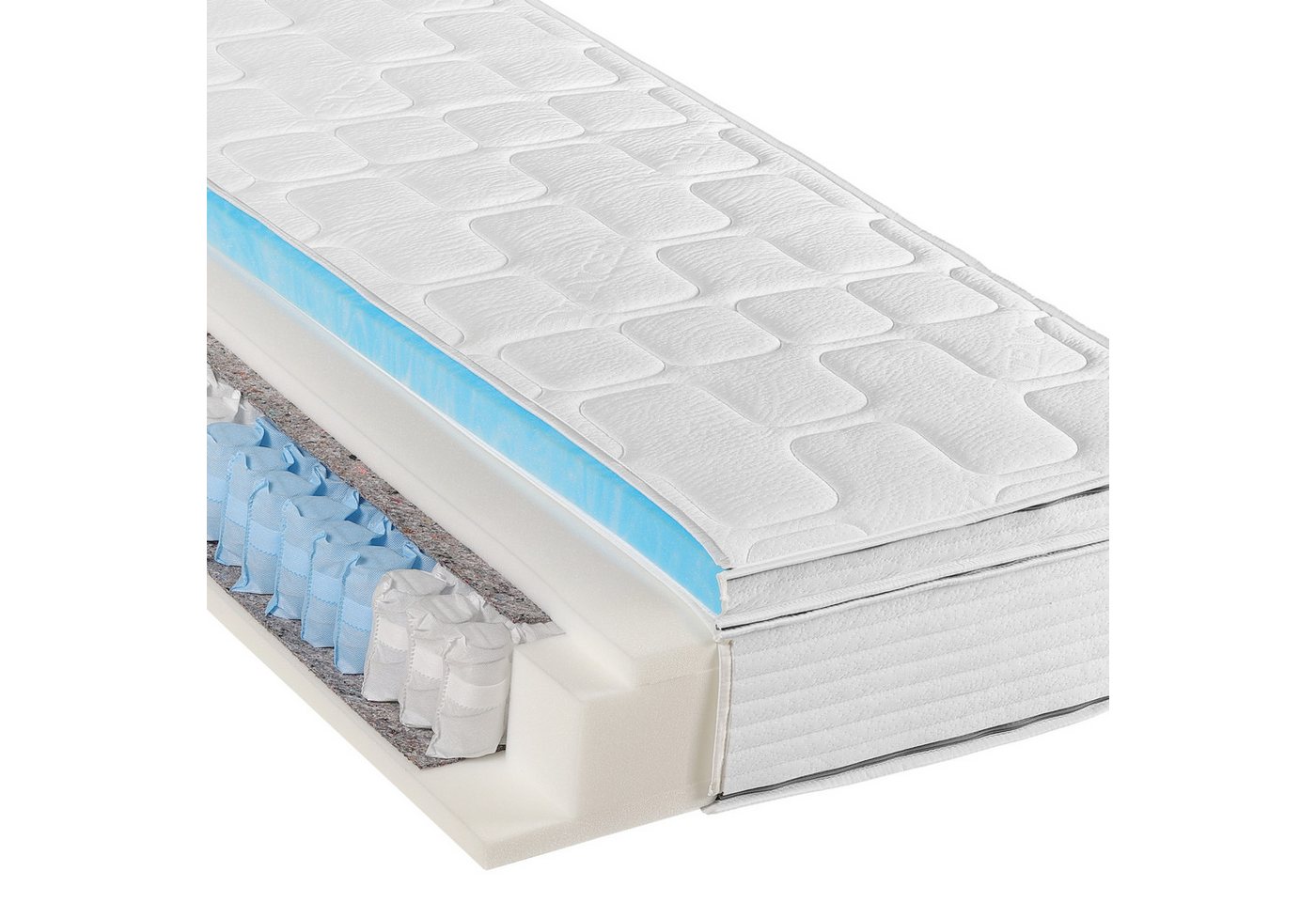 Taschenfederkernmatratze Diamant Plus Top-Handling und Hygiene durch integrierten Topper, Beco, 26 cm hoch, Boxspring-Bett-Feeling wie im 5 Sterne Luxus Hotel, 90x190 Taschenfederkernmatratze Diamant Plus Top-Handling und Hygiene durch integrierten Topper, Beco, 26 cm hoch, Boxspring-Bett-Feeling wie im 5 Sterne Luxus Hotel, 90x190 von Beco