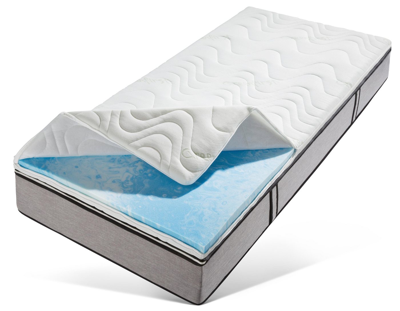 Beco, Topper Greenfirst Soft, 8 cm hoch, Gelschaum, Topper in 90x200 cm und diversen Größen, Matratzentopper mit Gelschaum Beco, Topper Greenfirst Soft, 8 cm hoch, Gelschaum, Topper in 90x200 cm und diversen Größen, Matratzentopper mit Gelschaum von Beco