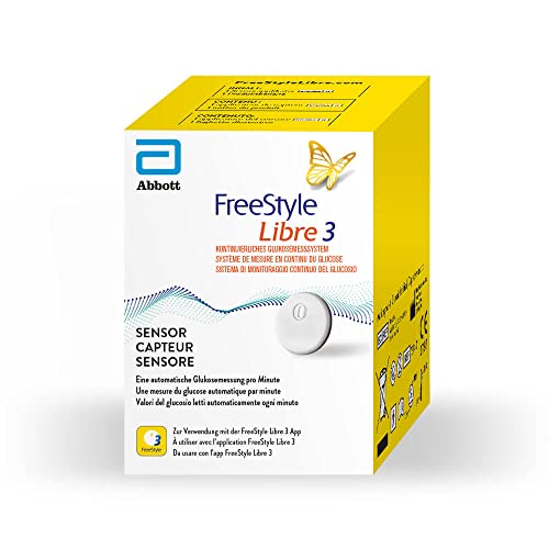 FreeStyle Libre 3 Diabetes Sensor 1 Stück Blutzucker Messgerät Becopa Gutschein one piece, weiß von Becopa