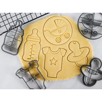 Baby Ausstecher Set - Entzückende Pla Bastelwerkzeuge Zum Backen & Keramik von BecozyPrints