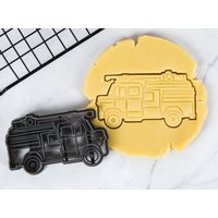 Feuerwehrauto Und Hydrant Ausstechformen - Biologisch Abbaubares Pla Perfekt Für Kekse & Keramik Einzigartiges Backgeschenk Feuerwehrfans von BecozyPrints