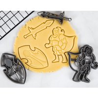 Mittelalter Ritter Schwert Und Schild Ausstechform - Set/Individuell Mittelalter Ritter Schwert Und Schild Ausstechform - Set/Individuell von BecozyPrints