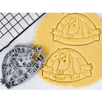 Kundengerechte Pferd-Ausstechform Reiter-Backen & Keramik von BecozyPrints