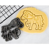 Pferd Cookie Cutter, Biologisch Abbaubar Pla Pferd Cookie Cutter, Biologisch Abbaubar Pla von BecozyPrints