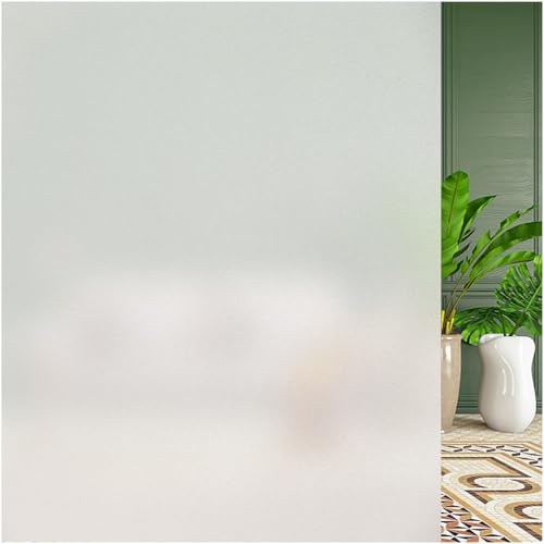 Window Film Opaque Self-Adhesive Privacy Frosted Glass Film Anti-UV Static Adhesive Film for Home Office(Matt,60×300cm) von Bectosy