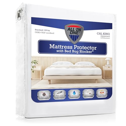 Bed Bug Blocker All-in-One Matratzenbezug, California-King-Size, Weiß von Bed Bug Blocker
