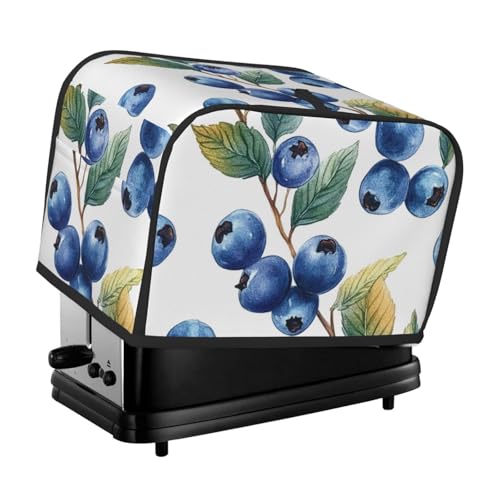 BedBliss Blueberry and Leaves Print 2 Slice Toaster Cover Fingerprint Bread Maker Protectors,Kitchen Small Appliance Dust Cover BedBliss Blueberry and Leaves Print 2 Slice Toaster Cover Fingerprint Bread Maker Protectors,Kitchen Small Appliance Dust Cover von Bedbliss