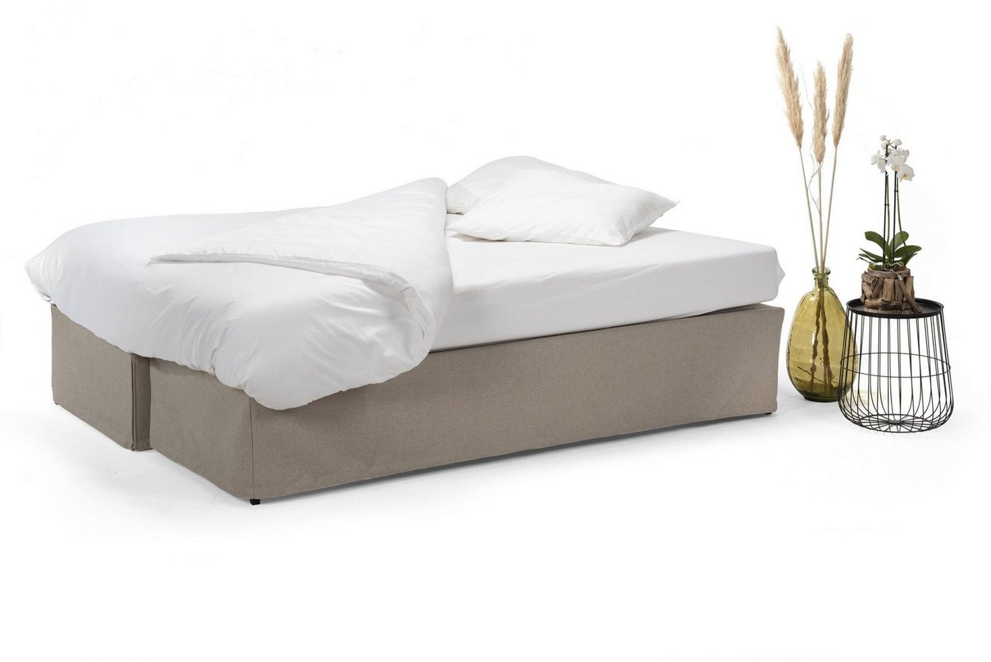 BedBox Funktionsbett Tagesbett, Unterbau Bett Premium, TWINBOX, Einzel- oder Doppelbett, optional mit Matratze von BedBox
