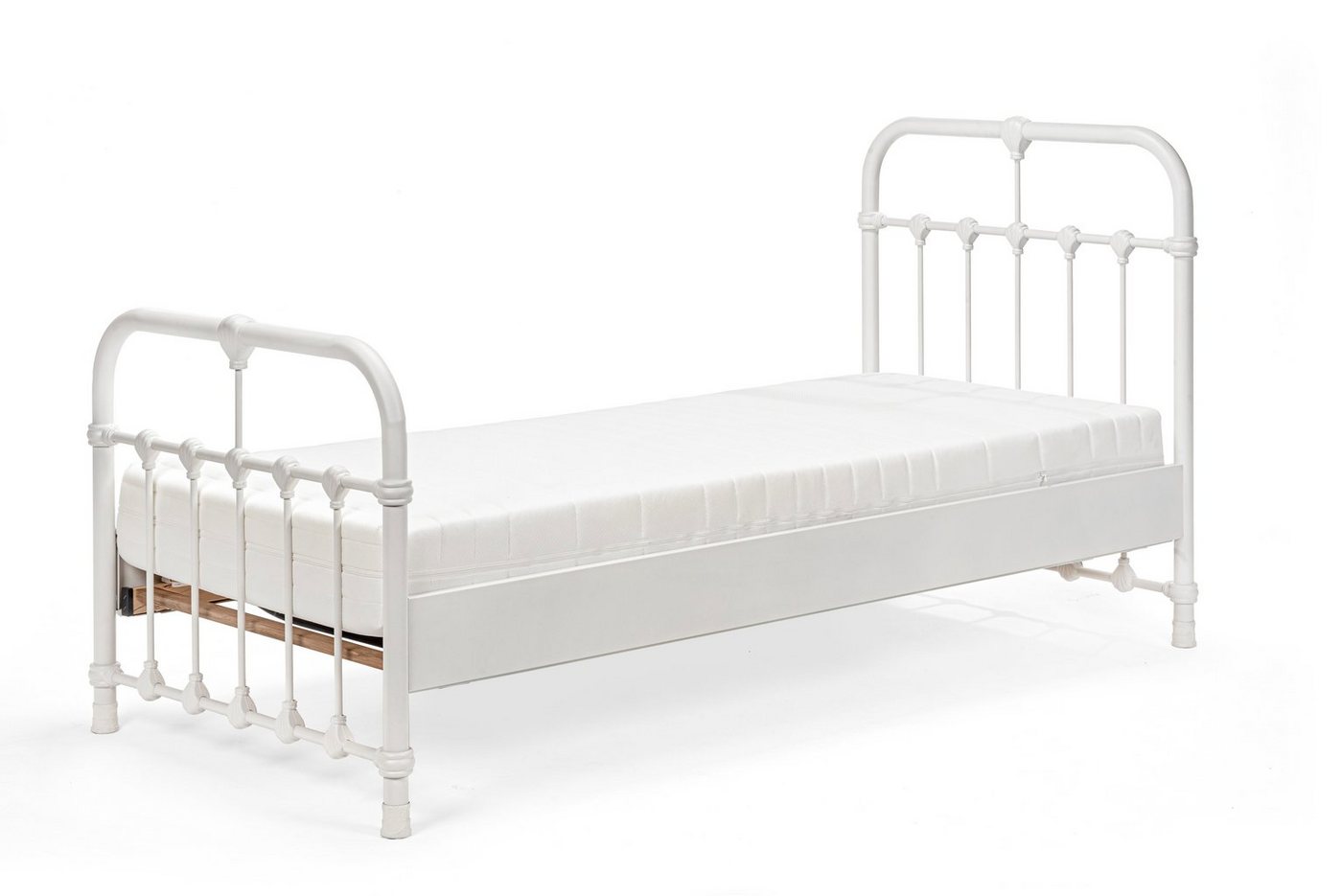 BedBox Metallbett Erma, eleganter Designklassiker, stabil + langlebig von BedBox