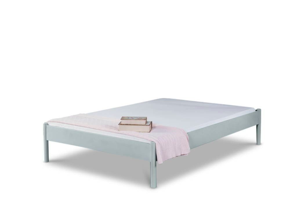 BedBox Metallbett Futonbett, Alice, Metallbett ohne Schnick Schnack, pulverbeschichtetes Metall, stabil und langlebig von BedBox