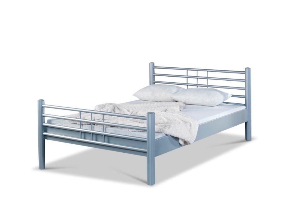 BedBox Metallbett Lea, traumhaft klassisches Bett, stabil und langlebig, pulverbeschichtetes Metall von BedBox