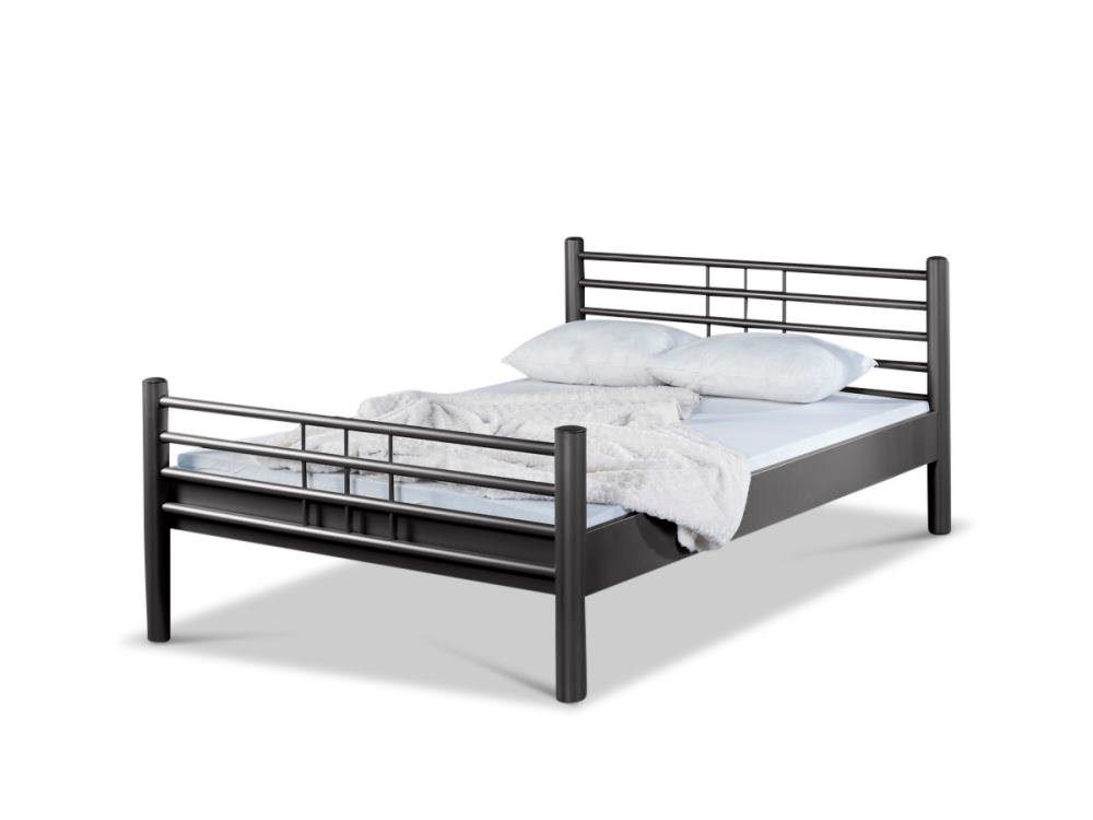 BedBox Metallbett Lea, traumhaft klassisches Bett, stabil und langlebig, pulverbeschichtetes Metall von BedBox