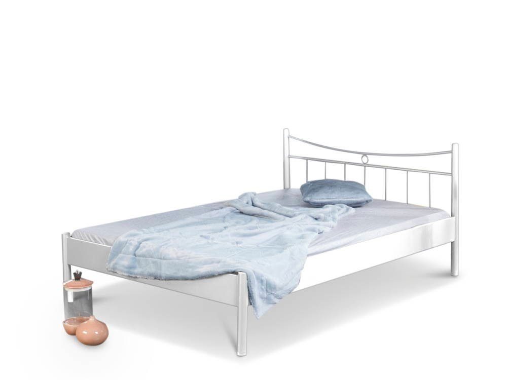 BedBox Metallbett Lucy, klassisch und schlicht, stabil und langlebig, pulverbeschichtetes Metall von BedBox