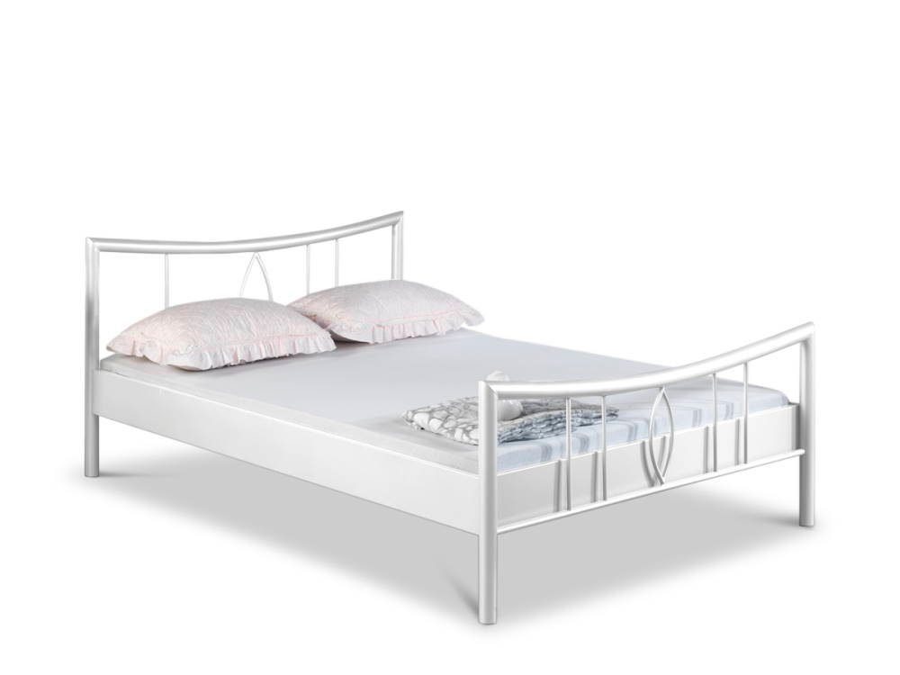 BedBox Metallbett Luisa, Traumhaftes Metallbett mit einem stabilen klassischen Rahmen, pulverbeschichtetes Metall, stabil und langlebig von BedBox