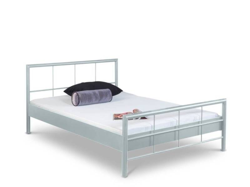 BedBox Metallbett Ruby, mit klassischem Kopf- und Fußteil, stabil und langlebig von BedBox