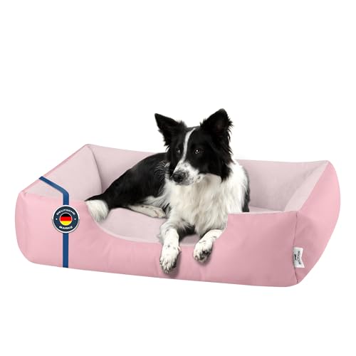 BedDog Hundebett Zara, Hundekissen mit abziehbaren waschbaren Bezug, Hundekorb, Hundesofa, für mittel-große Hunde, L von BedDog