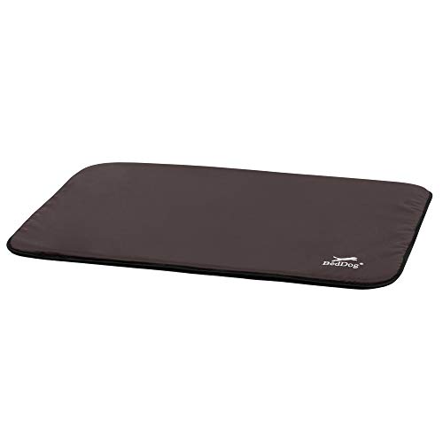 BedDog® Hundematte CORA - Komfortables Hundekissen aus Cordura, langlebige Haustier-Unterlage, großes Hundebett, XL (105x75cm), Mocca, braun von BedDog