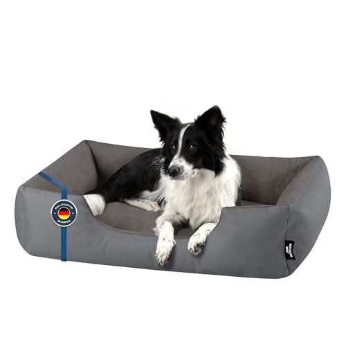 BedDog Hundebett Zara, Hundekissen mit abziehbaren waschbaren Bezug, Hundekorb, Hundesofa, für mittel-große Hunde, XL von BedDog