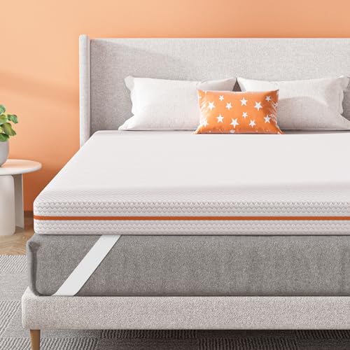 BedStory 10cm Höhe Topper 80x200cm H3/H4 aus Kupferionen Schaumkern, Geeignet für Allergiker, Waschbarer Bezug, Öko-TEX® Zertifiziert Matratzentopper für Boxspringbett Wohnmobil und Schlafsofa von BedStory