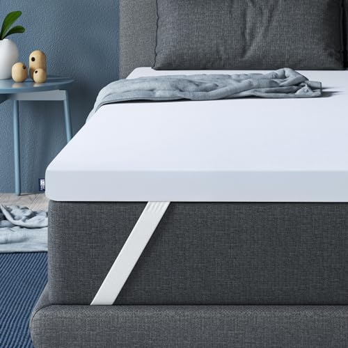 BedStory 𝟭𝟬𝗰𝗺 𝗵𝗼𝗰𝗵 Topper 120x200 - H3/H2 Härtegrade Geltopper mit Memory Foam -Bequeme Matratzentopper für Boxspringbett und unbequemem Betten von BedStory