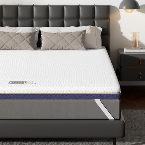 BedStory Topper 160x200cm, 7,5cm Höhe H3&H2 Gel Memory Foam Topper, Öko-TEX Zertifiziert Gelschaum Matratzentopper, Atmungsaktiver Matratzen Topper für Boxspringbett, Hypoallerger Bezug waschbar BedStory Topper 160x200cm, 7,5cm Höhe H3&H2 Gel Memory Foam Topper, Öko-TEX Zertifiziert Gelschaum Matratzentopper, Atmungsaktiver Matratzen Topper für Boxspringbett, Hypoallerger Bezug waschbar von BedStory