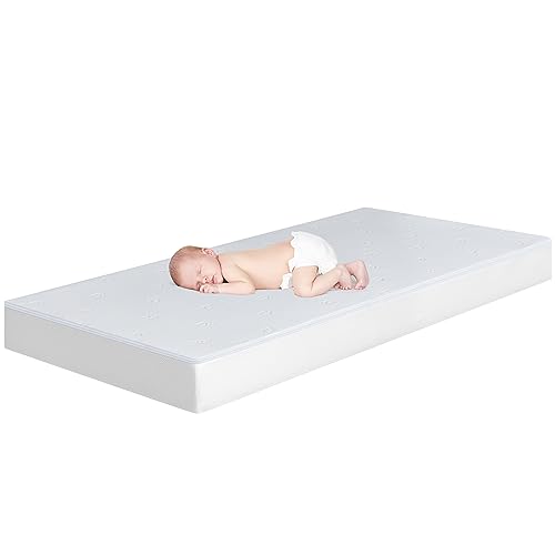 BedStory Babymatratze 60 x 120 für Babybett und Kinderbett,verstellbare Härte 11cm Höhe atmungsaktive Kindermatratze mit abnehmbarem und waschbarem Bezug, Oeko-TEX Standard 100 Zertifiziert von BedStory