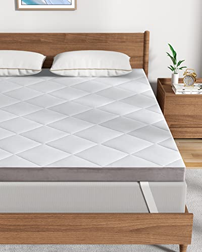 BedStory Topper, 90 x 190 cm, Matratzenauflage aus Memory-Schaumstoff, ergonomisch, Höhe 7,5 cm, Abnehmbarer und waschbarer Bezug, hypoallergen, optimale Unterstützung, sehr komfortabel von BedStory