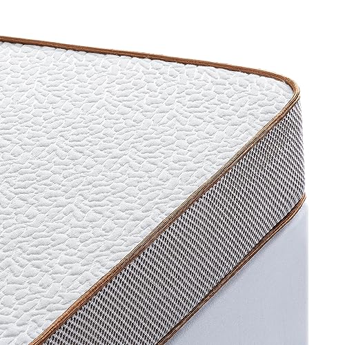 BedStory Topper 200x200cm, 10cm Hoch Öko-TEX Zertifiziert Matratzentopper aus Gel Memory Foam, H3&H4 Matratzen Topper mit Waschbarem Bezug von BedStory