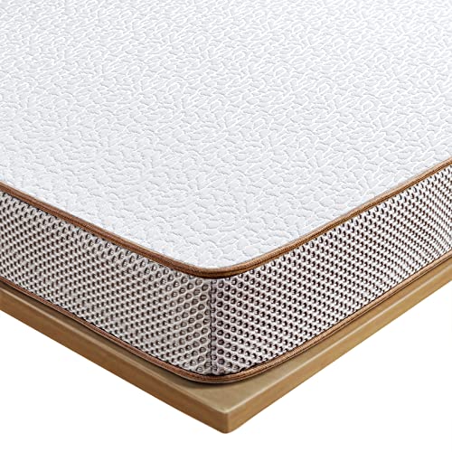 BedStory Topper 200x200cm, 7,5cm Zwei Härtegrade H5&H6 Gel Topper hart mit Abnehmbarem und Waschbarem Bezug, Atmungsaktiver und Bequemer Matratzentopper für Boxspringbett Unbequeme Betten Schlafsofa von BedStory