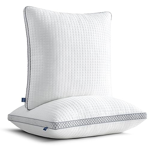 BedStory kopfkissen 80x80 mit abziehbarem Bezug,Verstellbare Faserfüllung Hotel Kissen mit reißverschluss, 2er Set Kissen aus 1500g x 2 mikrofaser, Waschbares nackenkissen für Allergiker BedStory kopfkissen 80x80 mit abziehbarem Bezug,Verstellbare Faserfüllung Hotel Kissen mit reißverschluss, 2er Set Kissen aus 1500g x 2 mikrofaser, Waschbares nackenkissen für Allergiker von BedStory