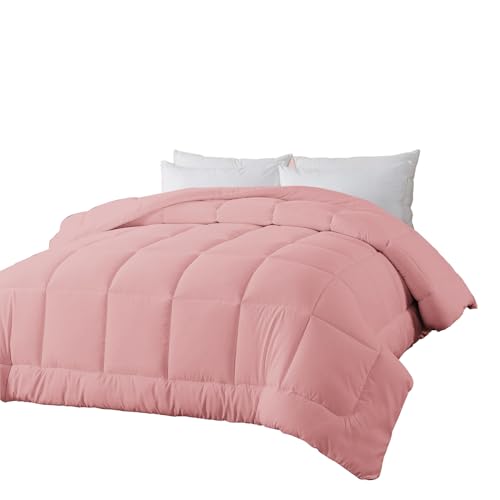 BedTreat Daunenalternative Steppdecke mit Ecklaschen – Ganzjahresdecke, gesteppt, Doppelbettgröße, 240 g/m², rosa, maschinenwaschbar, Mikrofaser-Bettwäsche BedTreat Daunenalternative Steppdecke mit Ecklaschen – Ganzjahresdecke, gesteppt, Doppelbettgröße, 240 g/m², rosa, maschinenwaschbar, Mikrofaser-Bettwäsche von BedTreat