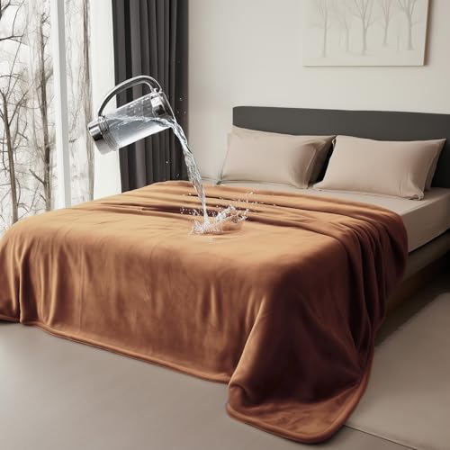 Bedding Aid wasserdichte Decke, Hundedecke Wasserdicht, Liebesdecke Wasserdicht, Katzendecke, Hundedecke, Hundedecke Sofa, Beige/Graublau, Sofadecke (152x203cm) von Bedding Aid