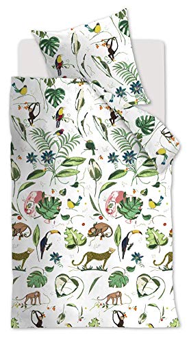 Beddinghouse Kinder-Bettwäsche Crazy Jungle | Multii - 135 x 200 cm von Beddinghouse Kids