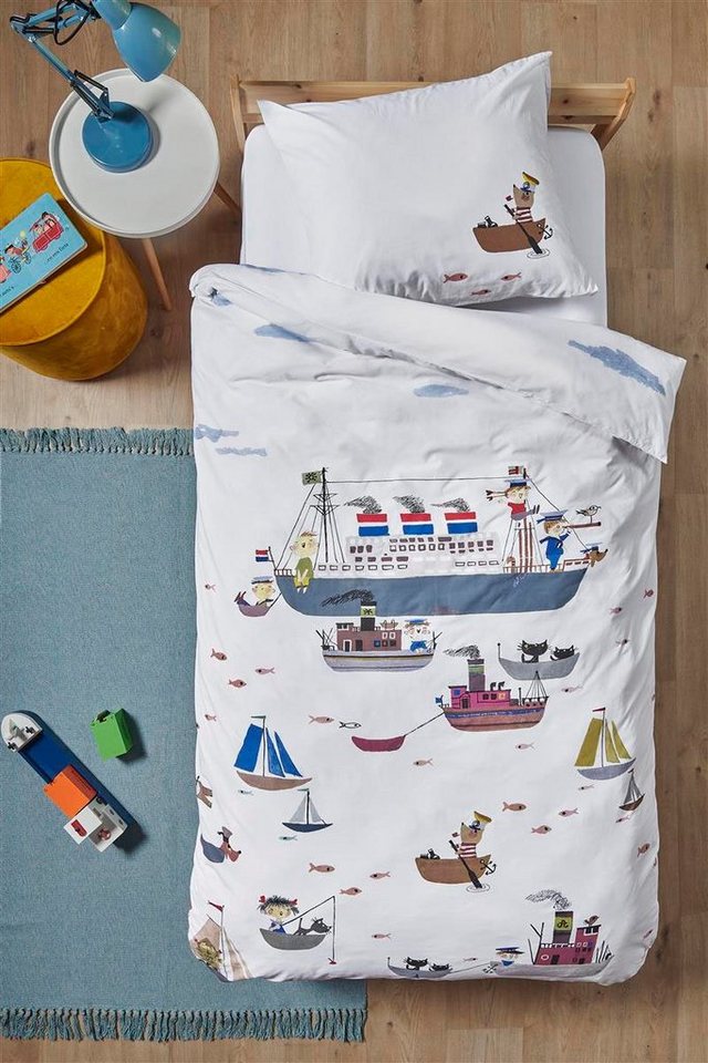 Kinderbettwäsche Bootje Varen, Beddinghouse x Fiep Amsterdam, Renforcé von Beddinghouse x Fiep Amsterdam