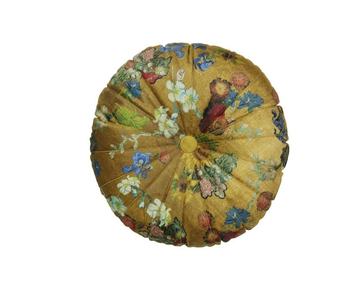 Beddinghouse x Van Gogh Museum Dekokissen Boule de Fleurs Cushion_Gold_UV_UV_Dia 40cm 1 Zierkissen diameter 40 c, Dekokissen Couch kissen Sofa Kissen von Beddinghouse x Van Gogh Museum