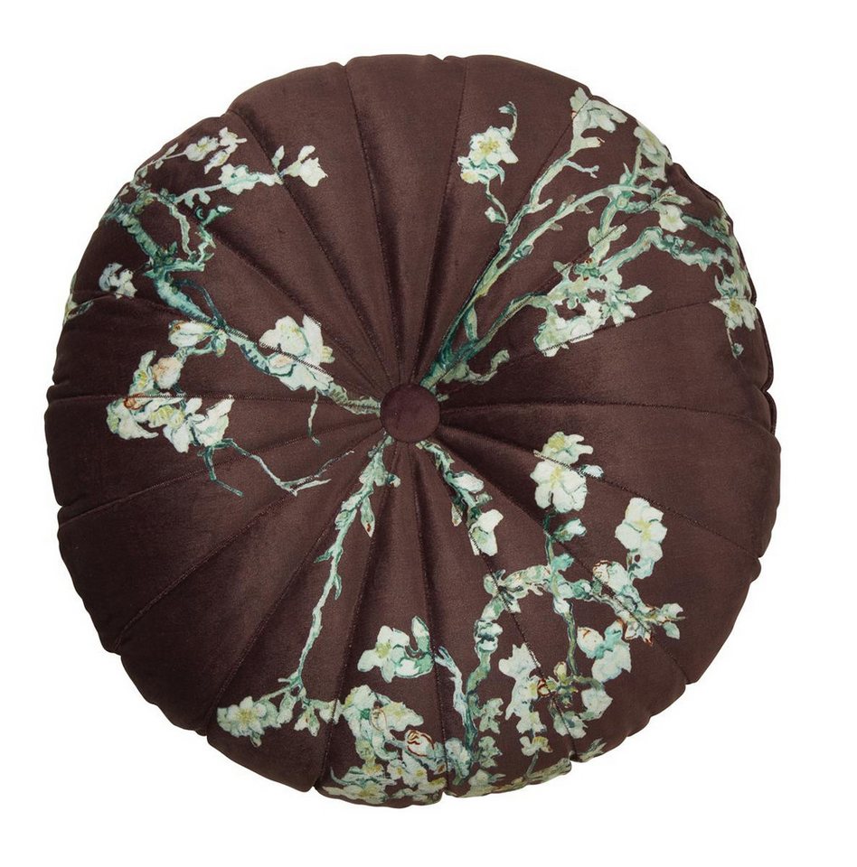 Beddinghouse x Van Gogh Museum Dekokissen Fleurir Boule Cushion_Dark Red_UV_UV_Dia 40cm 1 Zierkissen diameter 40, Dekokissen Couch kissen Sofa Kissen von Beddinghouse x Van Gogh Museum